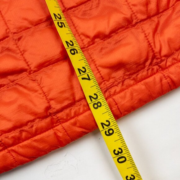 The North Face Thermoball Puffer Jacket Men's XL Orange Lightweight Full Zip - Picture 13 of 16